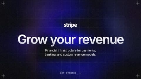 Stripe hero slide example