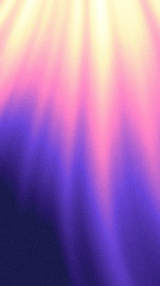 Daybreak App Store event details image background: cream and peach light falling through rose into violet