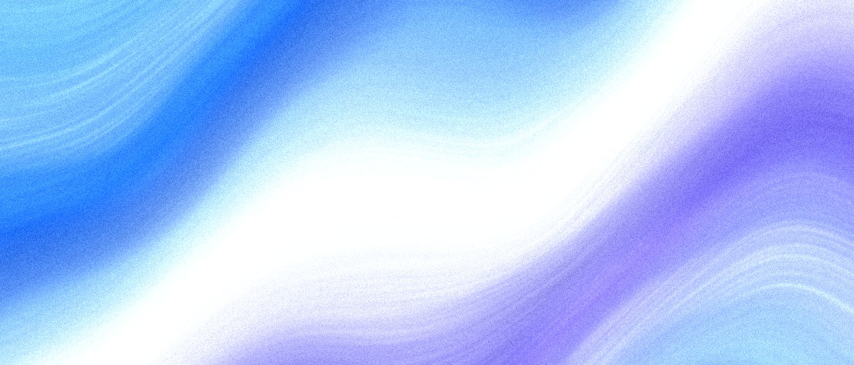 Ice Fiber App Store product page header background: cobalt, sky blue and a white thread of light