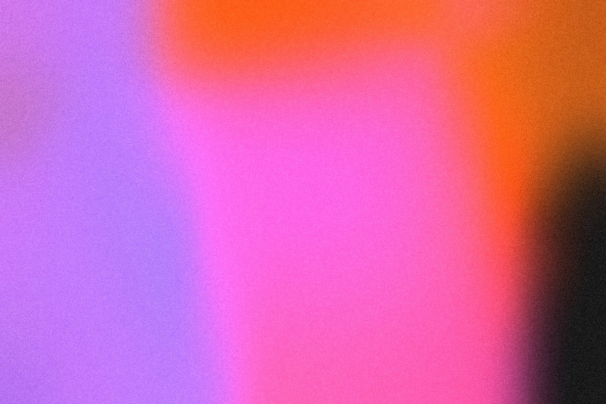 Ember App Store search result background: orange, pink and violet glowing on near-black