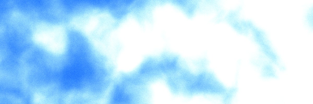 Blue Sky Bluesky banner background with its safe zones marked