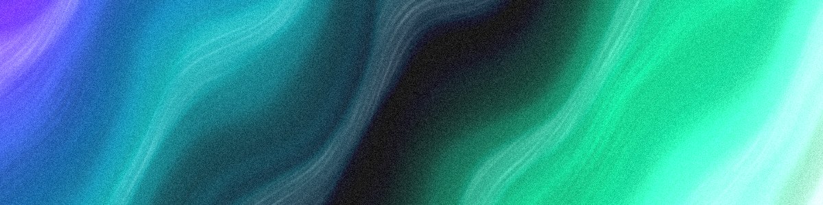 Aurora LinkedIn banner background: emerald, teal and violet light across a night sky