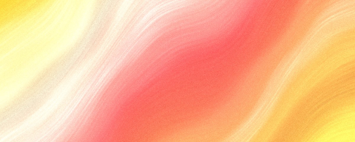 Solar Notion cover background: warm sunrise amber and coral