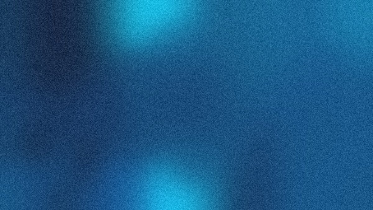 Deep Sea presentation background: navy, ocean blue and a teal glow