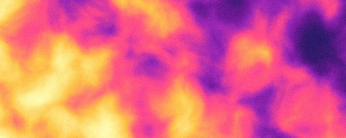 Sunset Twitch banner background: violet dusk into coral and gold