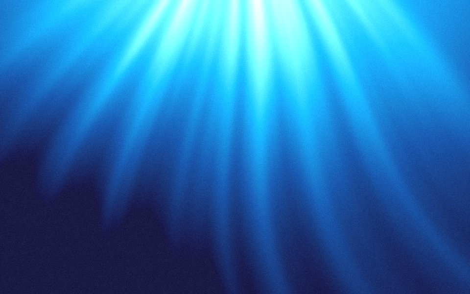 Abyss: sunlight falling into deep blue water, light ray mesh gradient wallpaper