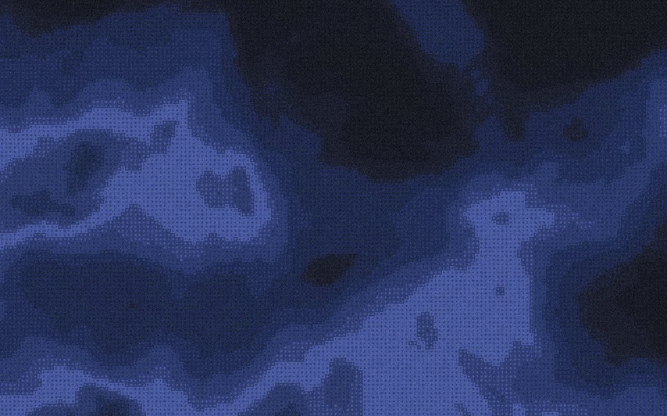 Midnight dithered background: deep indigo night clouds