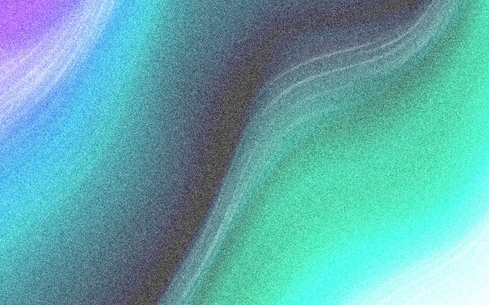 Aurora noise gradient: emerald, teal and violet light across a night sky