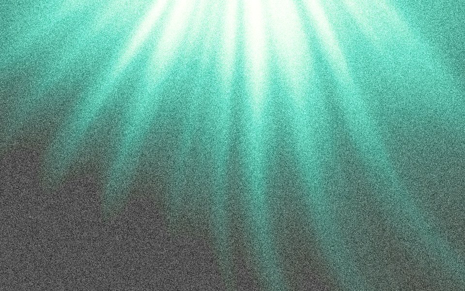 Canopy noise gradient: pale sun through a green forest canopy