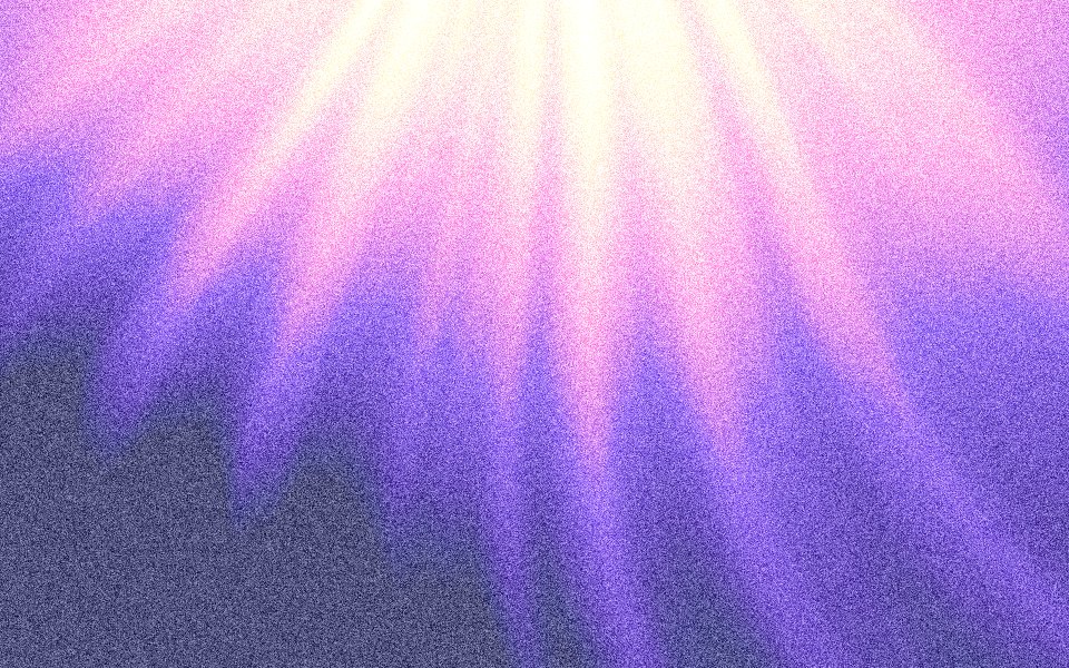 Daybreak palette as noise gradients