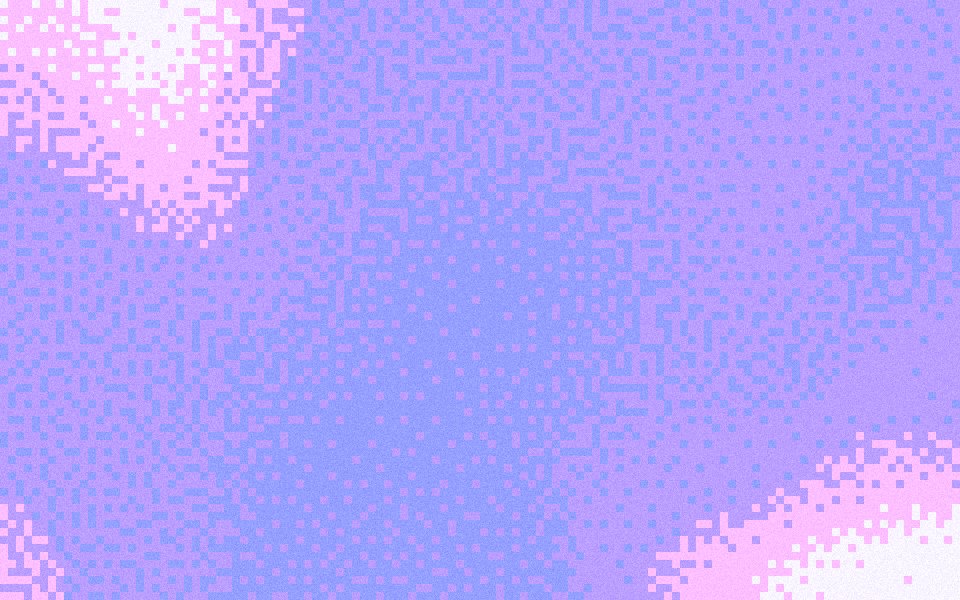 Lavender Haze pixel wallpaper: lilac, violet and periwinkle mist