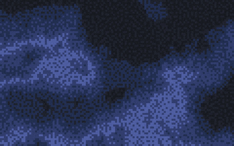 Midnight pixel wallpaper: deep indigo night clouds