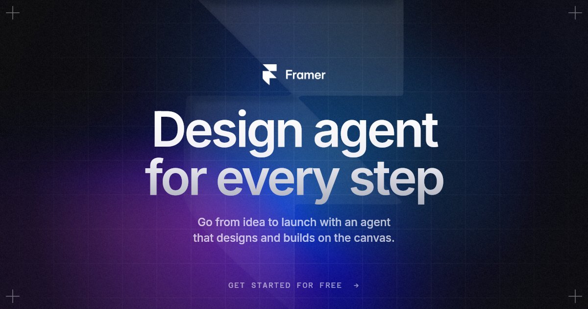 Framer link preview poster, 1200 by 630